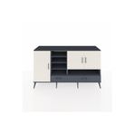 Dienni Kronos Konsol 8 Raflı 2 Çekmeceli 3 Kapaklı 176 x 59 x 99 cm Antrasit - Antrasit - Aytaşı
