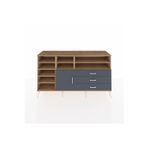 Dienni Kronos Konsol 8 Raflı 3 Çekmeceli 1 Kapaklı 176 x 59 x 99 cm Çam - Antrasit