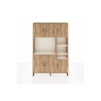 Dienni Mobilya Arges Dolap 10 Raflı 6 Kapaklı 132x30x195 Çam-çam/aytaşı