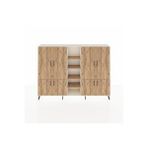Dienni Mobilya Arges Dolap 14 Raflı 8 Kapaklı 220x30x163 Aytaşı-çam