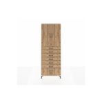 Dienni Mobilya Arges Dolap 3 Raflı 6 Çekmeceli 4 Kapaklı 88x30x243 Çam-aytaşı