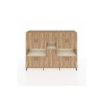 Dienni Mobilya Hyperion Dolap 14 Raflı 10 Kapaklı 220x44x163 Çam-çam/aytaşı Çok Renkli