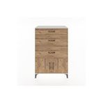 Dienni Mobilya Hyperion Dolap 3 Çekmeceli 2 Kapaklı 88x44x134 Aytaşı-çam