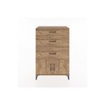 Dienni Mobilya Hyperion Dolap 3 Çekmeceli 2 Kapaklı 88x44x134 Çam-çam
