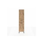 Dienni Mobilya Hyperion Dolap 4 Raflı 2 Çekmeceli 2 Kapaklı 44x44x195 Çam-aytaşı