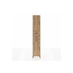 Dienni Mobilya Hyperion Dolap 4 Raflı 3 Çekmeceli 2 Kapaklı 44x44x243 Çam-çam