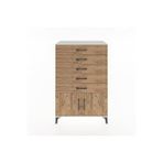 Dienni Mobilya Hyperion Dolap 5 Çekmeceli 2 Kapaklı 88x44x134 Aytaşı-çam