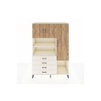 Dienni Mobilya Hyperion Dolap 8 Raflı 4 Çekmeceli 3 Kapaklı 132x44x195 Aytaşı-aytaşı/çam
