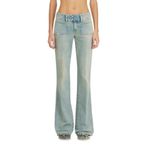 Diesel D-HUSH MAVİ KADIN BOOTCUT JEAN PANTOLON