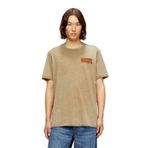 Diesel KAHVE LOGOLU ERKEK T-SHIRT