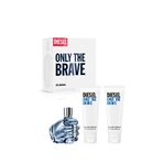 Diesel Only The Brave EDT 125 ml ve Shower Gel 2 x 75 ml Erkek Parfüm Seti
