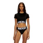 Diesel SİYAH LOGOLU KADIN T-SHIRT