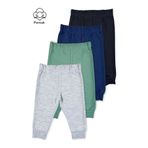 difa kids Erkek Bebek 4'Lü Set Basic Mevsimlik Ve Kışlık Alt Eşofman