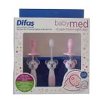 Difaş Baby Med Bebek Ağız Bakım Seti (Pembe)