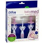 Difaş Babymed 3'lü Set Pembe Ekstra Yumuşak Diş Fırçası