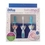 Difaş Babymed Mavi Damak Kaşıma ve Diş Bakım Seti