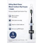 Difaş Med Clean Black Carbon Fırçası 1 Adet Koruyucu Kapaklı Siyah Karbon
