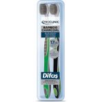 Difaş Proclınıc Bamboo Charcoal Diş Fırçası Orta Sertlikte 1+1 Set ile Etkili Temizlik Sağlar
