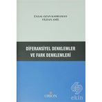 Diferansiyel Denklemler Ve Fark Denklemleri - Ünsal Ozan Kahraman