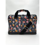 Differ 13.3'' & 14'' Inç Kot Görünümlü Çiçek Desen Laptop/macbook/notebook/bilgisayar/evrak Çantası - 36x26x3 - Lacivert