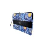 Differ Studio 13-14'' Inç Van Gogh Desen Mavi Su Geçirmez Laptop/macbook/notebook Kılıfı/çantası