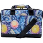 Differ Studio 13.3'' & 14'' Inç Van Gogh Desen Laptop/macbook/notebook/bilgisayar/evrak Çantası - Açık Mavi