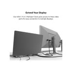 Diğer 109684600 Usb-C Hub, 11'i 1 Arada Çoklu Bağlantı Noktalı Adaptör Yuvası, 4K Hdmı, Displayport, Vga, Usb-C Ve 100W, Bağlı Cihazdan Şarj Etmek İçin, 3X Usb A, Gigabit Ethernet, Sd, Microsd, 3,5 Mm Jak