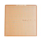 Diğer 10x10cm Sık Delikli Bakır Plaket
