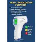 Diğer 126596121 Ce Onaylı Dijital Temassız Ateş Ölçer Termometre Tabanca Model Hafızalı Pilli Bebek Çocuk Kedi Köpek Ortam Nesne Yemek Havuz Oda