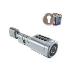 Diğer 126602067 Desi Quic Q001 Dijital Kapı Kilidi, Akıllı Kilit Sistemi, Parmak İzli Kilit, Tuş Takımı Ve Kart Okuyucu Çelik Kapı İçin Rozet Ve 2 Adet Cr123A Özel Batarya Dahil Set