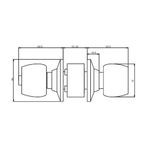 Diğer 126602835 Arco Topuzlu Kilit Anahtarsız Wc&banyo 0