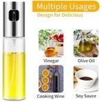Diğer 126622052 Yağ Püskürtücü Şişe, 100 Ml Sirke Püskürtücü, Sos Spreyi, Izgara, Zeytinyağı Cam Şişe, Mutfak, Pişirme, Salata, Ekmek Pişirme, Barbekü İçin 1 Adet