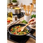 Diğer 126623110 Bambu Mutfak Seti, Kaşık, Çatal, Spatula, Doğal Ahşap, Çizmez, Tava Dostu, 3 Parça,bambu Mutfak Gereçleri Seti, Kaşık, Servis Çatalı, Düz Spatula, Isıya Dayanıklı, Doğal Malzeme, 3'lü Set