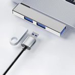 Diğer 126632511 1460 Usb Type C 3.0 Hub 3 Portlu Çoklayıcı Çoğaltıcı Dönüştürücü Çevirici Adaptör Usb Type-C Erkek 1Xusb 3.0+2X Usb 2.0 Dişi 5 Gbps Usb 3.0 Tek Bir Type-C Hızlı Usb 3.0 Ve 2 Adet Usb 2.0
