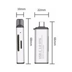 Diğer 126633963 , Type-C Portlu Telefon, Tablet, Bilgisayar, Uyumlu Type-C To Usb 3.0 Sd Micro Sd Kart Okuyucu 3 Portlu Çevirici Dönüştürücü Hub Adaptör