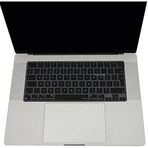 Diğer 126634925 Macbook Klavye Koruyucu Silikon Kılıf İngilizce Baskılı Uk-Ters L Enter Tipi Air 13,6-15,3Inç- Pro 14,2-16,2Inç M1-M2-M3-M4 Pro Max Uyumlu, Ultra İnce Hafif Siyah