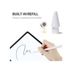 Diğer 126652148 Psr Aksesuar Pencil Uyumlu Silikon Yedek Uç, 1. Nesil / 2. Nesil/pro/usb-C İçin, İpad Pro/air/mini Uyumlu Beyaz 2'li Paket