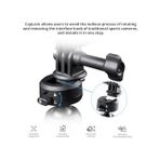 Diğer 126658818 Gopro Hero 13/12 İçin Caplock Üçlü Vantuz Tutucu, Djı Osmo 360/action 6/ 4/3 İçin, 1/4"-20 Dişli Adaptörlü, Ace Pro 2/x5/one Rs İçin Aksiyon Kamerası