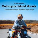 Diğer 126659544 Motosiklet Kaskı Hero 11, 10, 9, 8, 7, 6, X3, One X2, One X, One X, Djı Osmo Aksiyon, Kaymaz Silikon, Kurulumu Kolay, Aksiyon Kamera Aksesuarları 2. Nesil İçin Çene Montajı