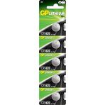 Diğer 126662601 Gp B Atteries Cr1620 1620 Boy Lityum Düğme Pil, 3 Volt, 5'li Kart, Gri