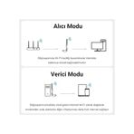 Diğer 126666853 300 Mbps 2.4Ghz Alıcı Verici Usb Wifi Adaptör