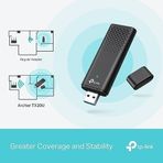 Diğer 126667624 Wifi Stick 6 Güçlü Ax1800Mbps, Archer Tx20U, Wlan Usb Adaptörü, Wlan Dongle, Usb 3.0 Dual-Band, 2.4G/5Ghz, Mu-Mımo, Wpa3, Windows 11/10 İle Uyumlu