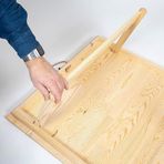 Diğer 128875292 Katlanır Sabit Ayaklı Kamp, Piknik Ve Bahçe Masası 70X120 Cm - Ham Naturel Renk