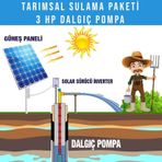 Diğer 3 hp Dalgıç Pompa Tarımsal Sulama Sistemi