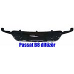Diğer 46119928 Vw Passat B8 Arka Tampon Eki Difüzör Pianoblack 2015-2020 Arası Modeller