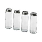 Diğer 47372735 Ikea Cıtronhaj Baharat Kavanozu - Cam - 10 Cl - 4 Adet Gri