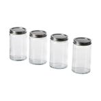 Diğer 47372785 Ikea Cıtronhaj Baharat Kavanozu - Cam - 35 Cl - 4 Adet Bordo
