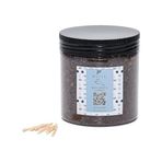Diğer 57858324442738999283959 Vanilya Kokulu Siyah Yaratıcı İnci Tozu Mum 30 Adet Fitil İle Birlikte -250 Gr Açık Mavi