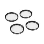 Diğer 57858324449476699283959 49Mm Close-Up Filtre Seti 4 Lü +1, +2, +4, +10 Optik Cam, Metal Çerçeve, Taşıma Çantalı Ve Aynasız Makineler İle Uyumlu