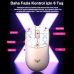 Diğer 57858324451425899283959 Aula Sc580X Lightweight Paw3395 Sensor 10000 Dpı 1000Hz Kablolu Ve Kablosuz Gaming Oyuncu Mouse Siyah Açık Beyaz 2Xl